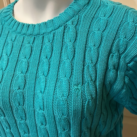 Lilly Pulitzer Vintage cable knit sweater Medium - Picture 2 of 9